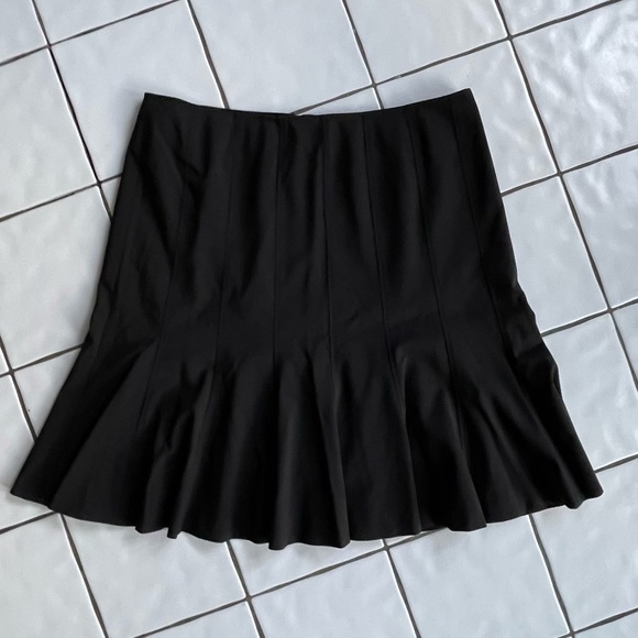 NWOT Alfani Fit and Flare Solid Black Skirt - Picture 5 of 6